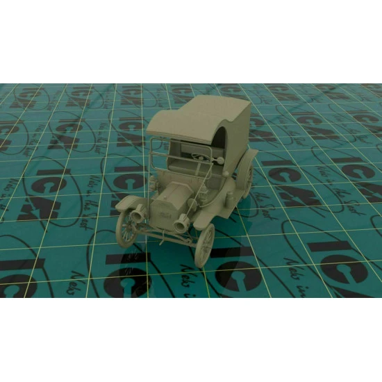 ICM 24008 - 1/24 Model T 1912 Light Delivery Car 1/24 scale model kit 164 mm