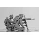 ICM 35697 - 1/35 Austro - Hungarian MG Team WWI, (2 figures), plastic model kit