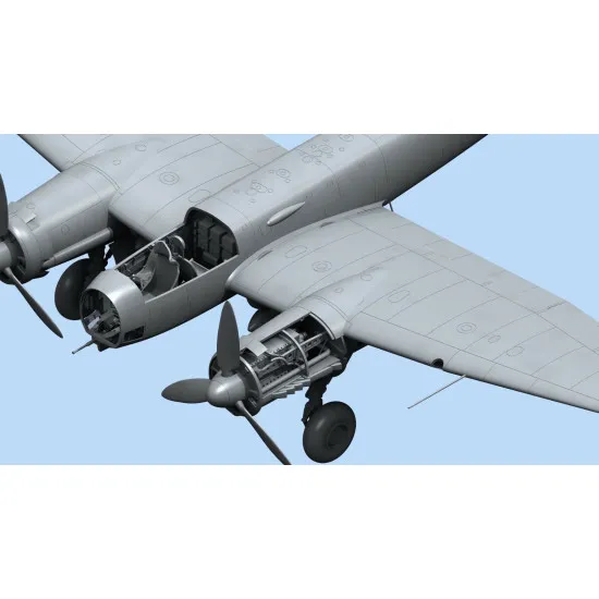 ICM 48234 - 1/48 JU 88A-14 German Bomber, WWII plastic kit scale model