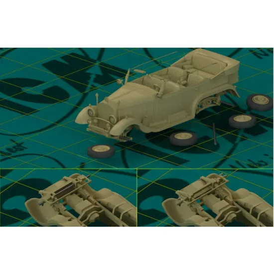 ICM 72471 - 1/72 G4 (1935 Production) German Staff Car, WWII 1939-1945