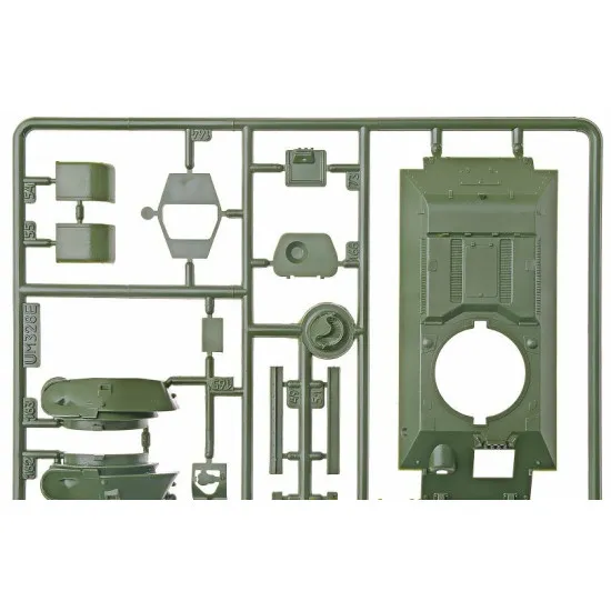 Unimodel 441 - 1/72 T-34 Flame-Throwing Tank with FOG-1 Plastic Model Kit UM 441