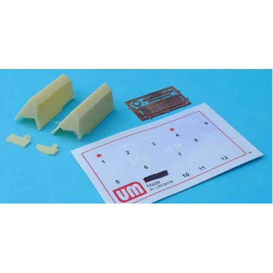 Unimodel 441 - 1/72 T-34 Flame-Throwing Tank with FOG-1 Plastic Model Kit UM 441