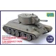 Unimodel 442 - 1/72 T-34 Assault Tank with Turret D-11 Plastic Model Kit UM 442