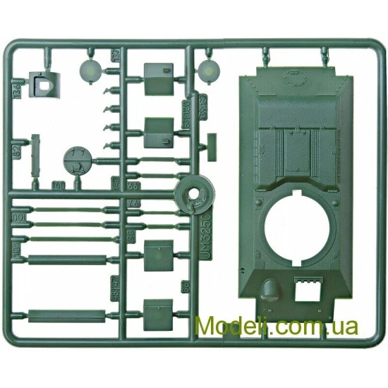 Unimodel 442 - 1/72 T-34 Assault Tank with Turret D-11 Plastic Model Kit UM 442