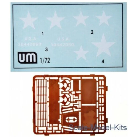 Unimodel 450 - 1/48 Soviet T68 Flame Thrower Tank WW II Plastic Model UM 440