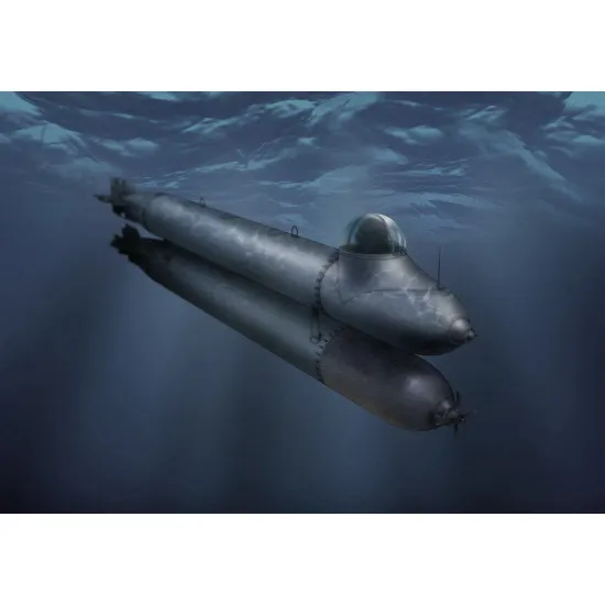 Micro-Mir 35-001 - 1/35 German Human Torpedo 'Neger' World War II - scale model