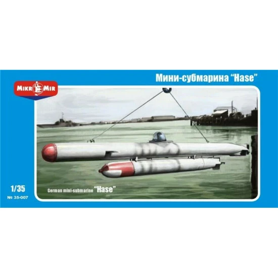 Micro Mir 35-007 - 1/35 'Hase' German Mini-submarine, scale model kit