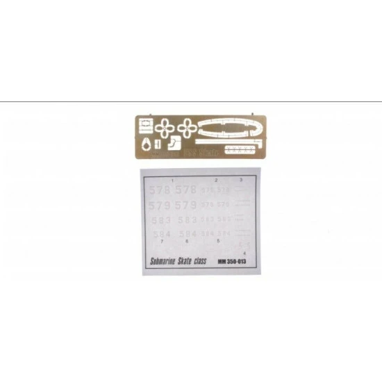 Micro Mir 350-013 - 1/350 U.S. Nuclear-powered Submarine 'skate' Class