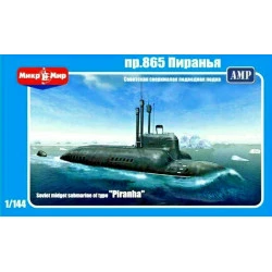 Micro-mir 144-001 - 1/144 PR.865 Piranha Soviet midget scale model kit
