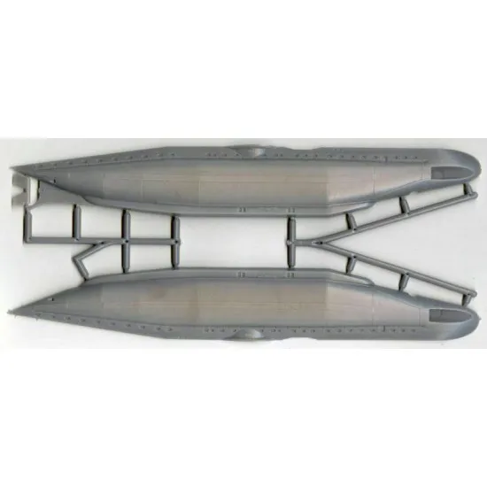 Mikro Mir 144-016 1/144 German T Ype Ub-i Submarine, Scale Model Kit