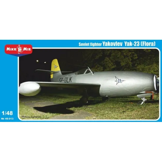 Micro-mir 48-013 - 1/48 Yak-23 (flora) Soviet Fighter Yakovlev, model kit