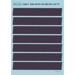 Print Scale 004-camo - 1/72 Lozenge A. German naval three color printed fabric