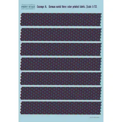 Us Stock Print Scale 004-camo - 1/72 Lozenge A. German Naval Three Color Printed Fabric