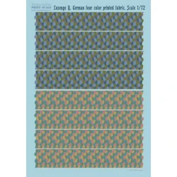 Print Scale 005-camo - 1/72 Lozenge B. German four color printed fabric. Decal