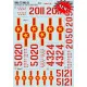 Print Scale 32-011 - 1/32 Decal for Mig-17 / Mig-21 Air Force of the Vietnam War