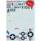 Print Scale 48-108 - 1/48 Decal for Airplane Grumman F9f Panther Part-1 Aircraft