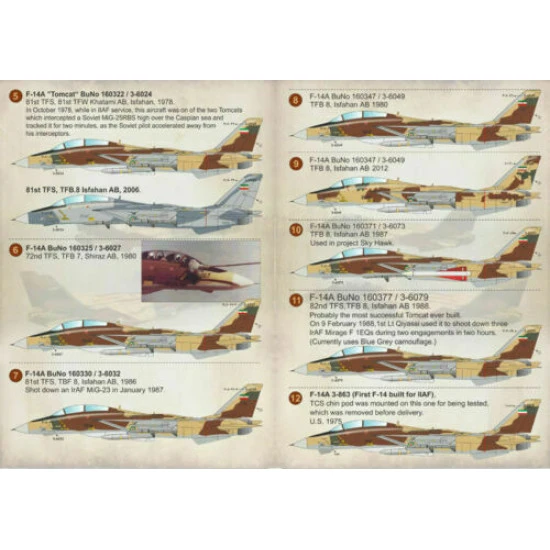 Print Scale 48-117 - 1/48 Decal for Airplane F-14 Tomcats