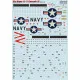 Print Scale 48-127 - 1/48 Decal for Airplane US Navy A-7 Corsair II, Part 2