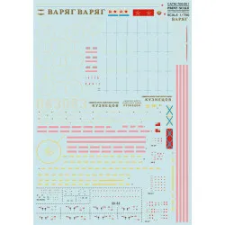 Print Scale 700-001 - 1/700 Russian Aircraft Carrier Admiral Kuznetsov, decal