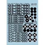 Print Scale 72-003 - 1/72 Civil War In Spain Part 1, wet decal Aircraft