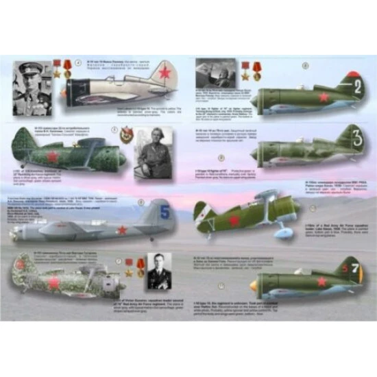 Print Scale 72-007 - 1/72 Above Khasan And Khalkin-goal, wet decal Aircraft