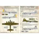 Print Scale 72-239 - 1/72 Boeing B-17 Flying Fortress Part 2 Aircraft wet decal