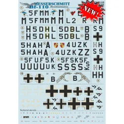 Print Scale 72-245 - 1/72 Focke-wulf Fw 200 Condor, Part 4, Aircraft wet decal