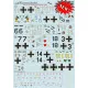 Print Scale 72-249 - 1/72 BF 109G High Altitude Aces Aircraft wet decal