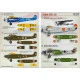 Print Scale 72-255 - 1/72 Fokker F.VII-3m In the complete set 2 sheets wet decal