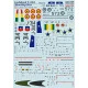 Print Scale 72-269 - 1/72 Lockheed T-33a Shooting Star, Part 2, wet decal