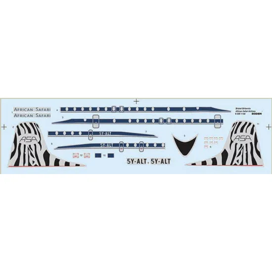 Bristol 175 Britannia African Safari 1/144 Roden 326