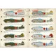 Print Scale 72-276 - 1/72 Nakajima Ki-44 (tojo), Part 2 (Aircraft wet decal)