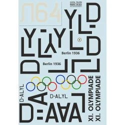 Print Scale 72-278 - 1/72 Junkers Ju-52 Civic Versions Part-2, wet decal