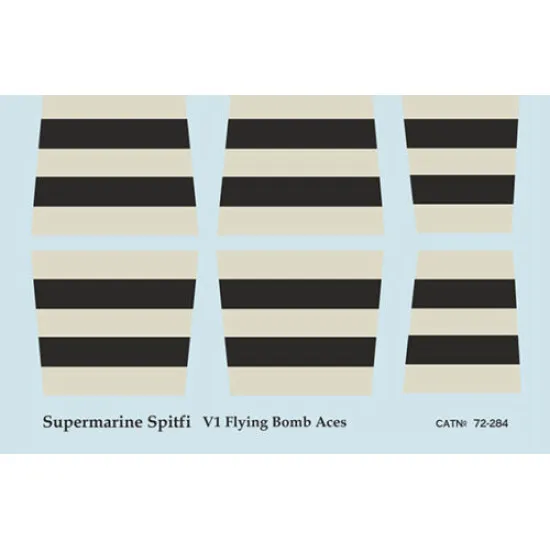 Print Scale 72-284 - 1/72 V1 Flying Bomb Aces Supermarine Spitfire, wet decal
