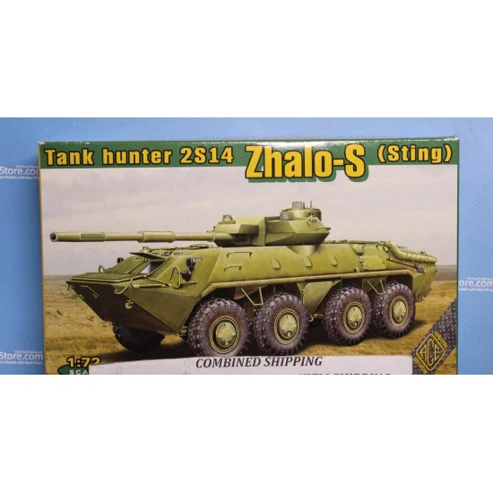Tank hunter 85mm 2S14 Zhalo-S Sting 1/72 ACE 72168