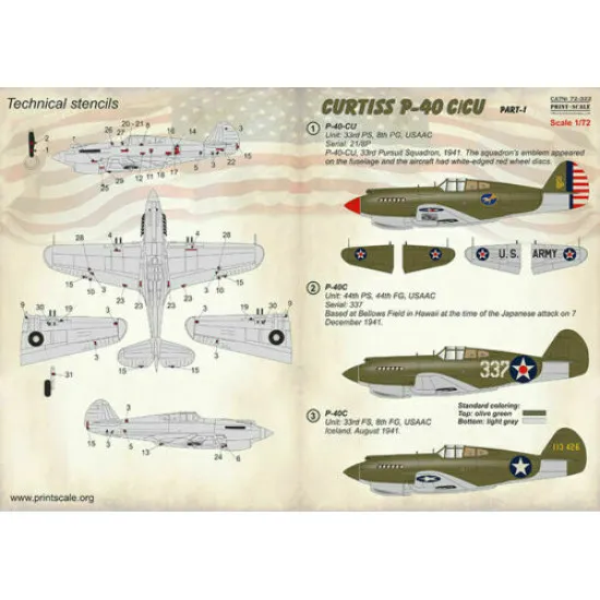 Print Scale 72-322 - 1/72 Bloch MB.151-152, Aircraft wet decal model in scale