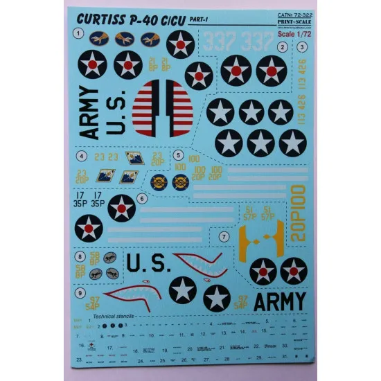 Print Scale 72-322 - 1/72 Bloch MB.151-152, Aircraft wet decal model in scale