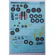 Print Scale 72-322 - 1/72 Bloch MB.151-152, Aircraft wet decal model in scale