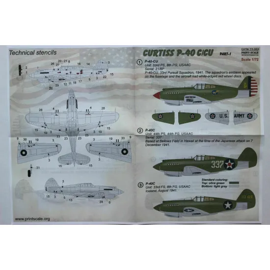 Print Scale 72-322 - 1/72 Bloch MB.151-152, Aircraft wet decal model in scale