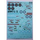 Print Scale 72-323 - 1/72 Curtiss P-40 C/CU part 2, Aircraft wet decal model