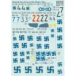 Print Scale 72-332 - 1/72 Finnish Air Force in the Winter war Aircraft wet decal