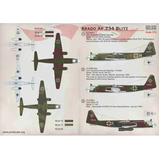 Print Scale 72-342 - 1/72 Sopwich Camel Part 2, Aircraft wet decal model scale