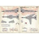 Print Scale 72-349 - 1/72 MiG-23 technikal stensils, set 1,5 sheets, wet decal