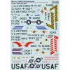 Print Scale 72-352 - 1/72 NEW Silver F-105D in Viet Nam War, Aircraft wet decal