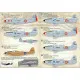 Print Scale 72-354 - 1/72 NEW Bell P-63 Kingcobra, Aircraft wet decal model
