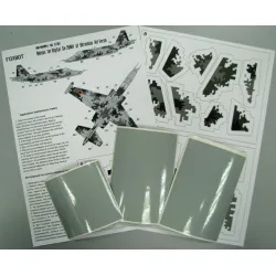 Us Stock Foxbot Fm 72-001 Masks 1/72 Digital Masks For Sukhoi Su-25m1 Ukranian Air Forces