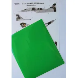 Us Stock Foxbot 72-002 -1/72 Digital Masks For Mig-29 9-13 Ukrainian Air Forces Fm 72-002