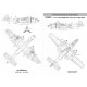 Foxbot 48-012 - 1/48 Decals for Stencils for North Ameerican B-25C/D/J Mitchell