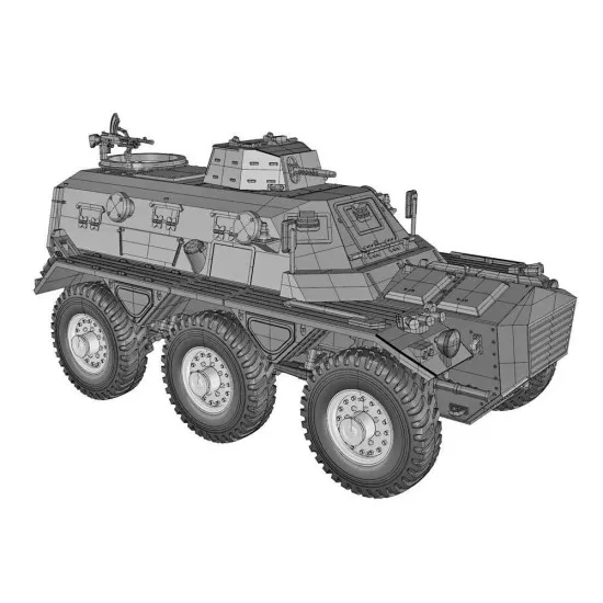 FV-603B Saracen Mk.II 1/72 ACE 72433 wheeled armored personnel carrier
