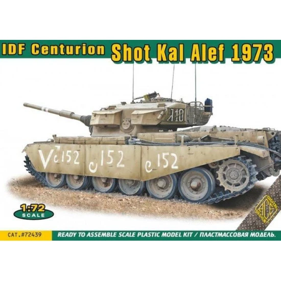 IDF Centurion Shot Kal Alef 1973 1/72 ACE 72439 IDF Centurion Shot Kal Alef 1973 1/72 ACE 72439